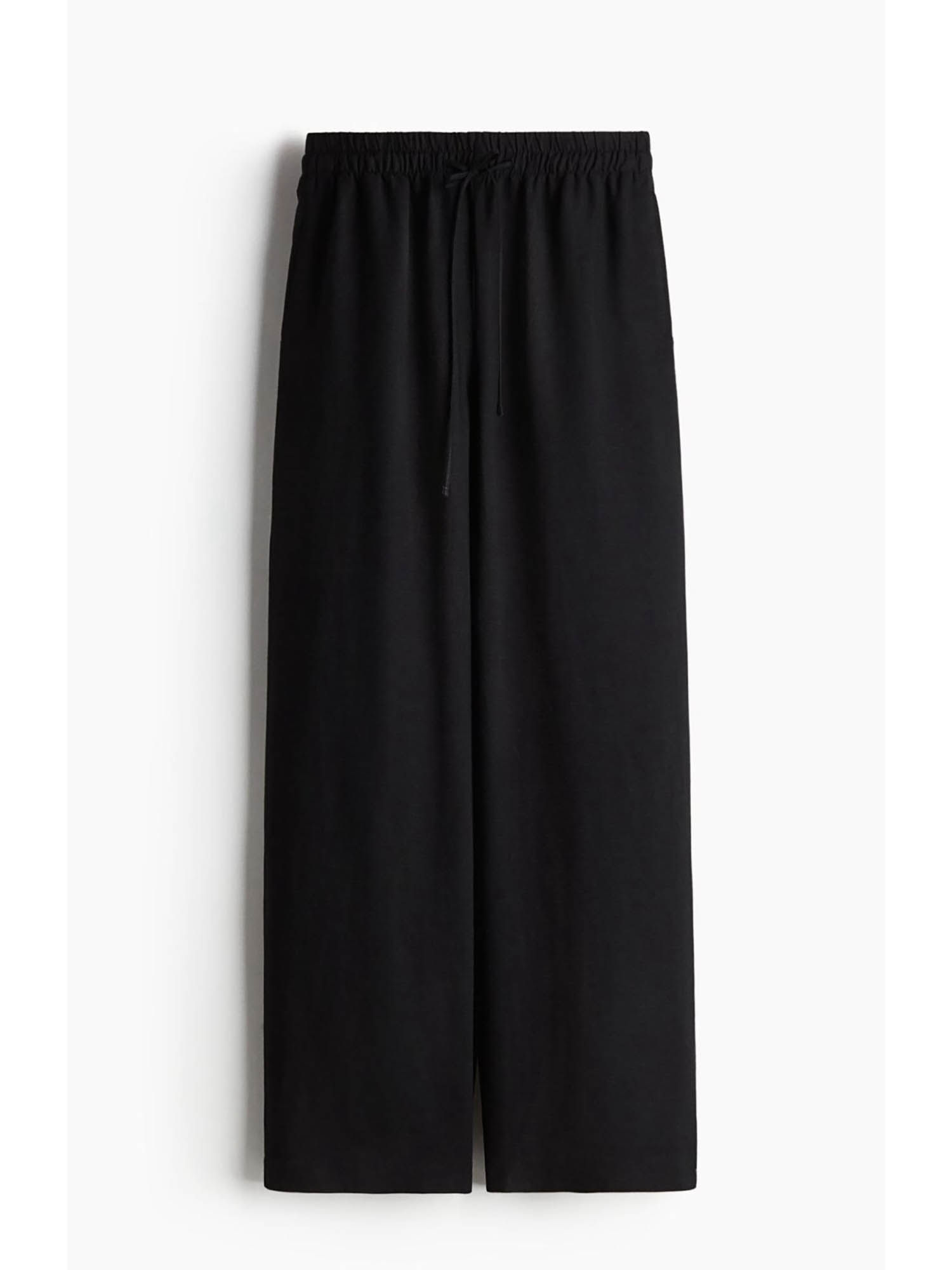 lounge dreams Linen Blend Black Pant-picture-33