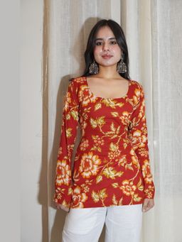 THE SAYURI - Sara Full Sleeved Corset Kurti