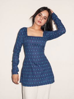 THE SAYURI - Naisha Full Sleeved Corset Back Kurti