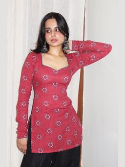 THE SAYURI - Roshni Full Sleeve Corset Kurti