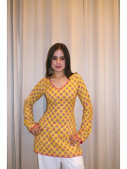 THE SAYURI - Vaayu Bell Sleeve Corset Kurti