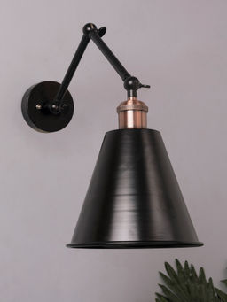 Homesake - Black Guard Triple Swing Wall Light Copper