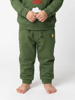 MINI KLUB - Baby Boys Olive Green Cotton Joggers