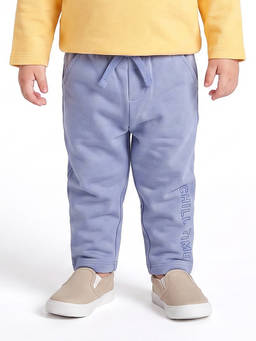 MINI KLUB - Baby Boys Blue Cotton Slogan Trackpant