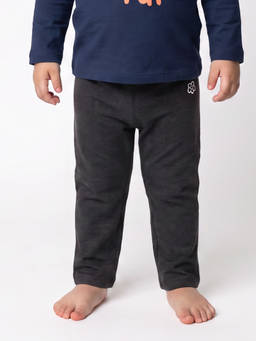 MINI KLUB - Baby Girls Charcoal Grey Cotton Trouser