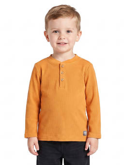 MINI KLUB - Kids Boys Cotton Henley T-Shirt