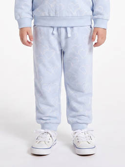 MINI KLUB - Kids Girls Light Blue Cotton Joggers