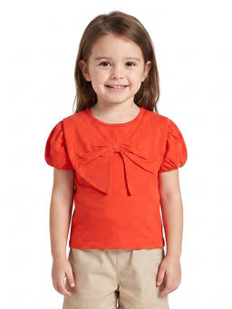 MINI KLUB - Baby Girls Red Cotton Top