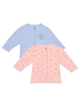 MINI KLUB - Baby Girls Printed Cotton Shirts (Pack Of 2)
