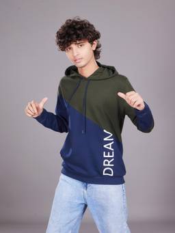 TeenTrums - Boys Graphic Printed Full Sleeve Hoodie