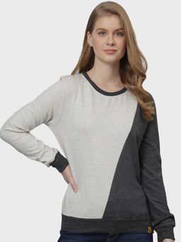 Campus Sutra - Multi-color Solid Sweatshirt