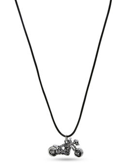 OOMPH - Black Steel Biker Punk Skull Fashion Pendant Necklace