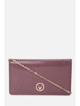 Allen Solly - Women Purple Textured Casual Sling Bag