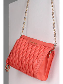 Allen Solly - Women Orange Textured Casual Sling Bag