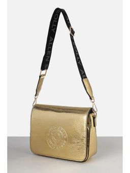 Allen Solly - Women Gold Solid Casual Sling Bag