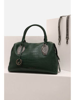 Allen Solly - Women Green Textured Casual Handbag with Detachable Strap