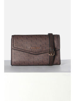 Allen Solly - Women Brown Printed Casual Sling Bag