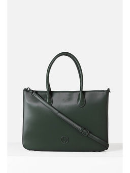 Allen Solly - Women Green Solid Casual Handbag with Detachable Strap
