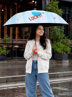 Little Surprise Box - 3 Fold Polka Multi-Color Boot Umbrella