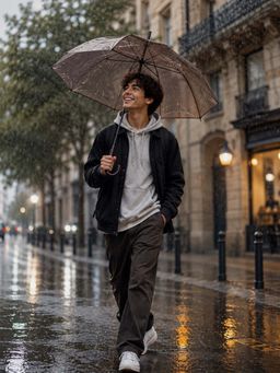 Little Surprise Box - Coffee Brown Jelly Umbrella