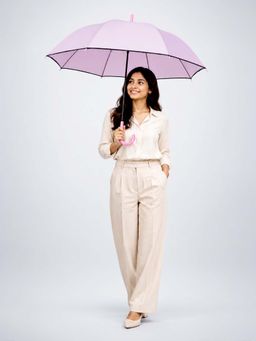 Little Surprise Box - Pastel Pink Border Umbrella
