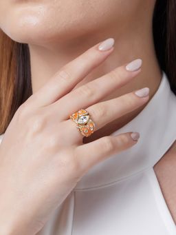 Shaze - Verona Classic Orange Ring