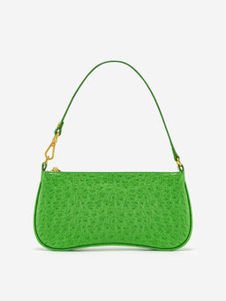 JW PEI - Eva Shoulder Handbag Grass Green Ostrich