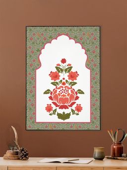 Nestroots - A Royal Menagerie Of Blooms Wall Painting
