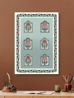 Nestroots - Mughal Marvels in Green Wall Painting