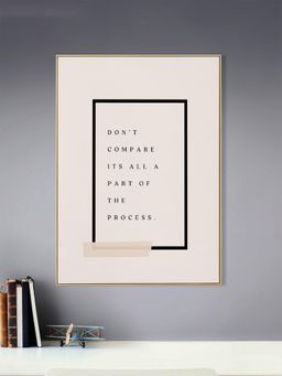 Nestroots - Process and individuality Canvas Art Motivation inspirational Quotes Printed Wall Painting
