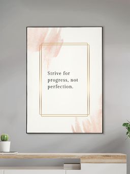Nestroots - Prosperity Canvas: Elegant Wall Art Motivation inspirational Quotes Printed Wall Painting