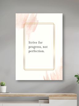 Nestroots - Prosperity Canvas: Elegant Wall Art Motivation inspirational Quotes Printed Wall Painting