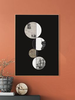 Nestroots - Modern Circle Canvas Wall Art Printed Wall Painting
