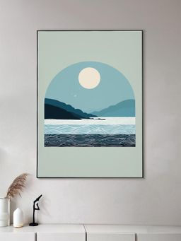 Nestroots - Ocean and Mountains Canvas Art Painting