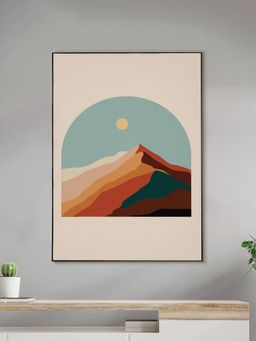 Nestroots - Mountain Landscape Canvas Wall Art Print Wall Painting