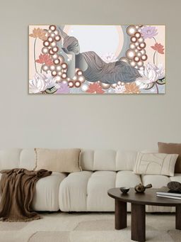 Nestroots - Buddha in Sleeping Position Care Canvas Wall Painting