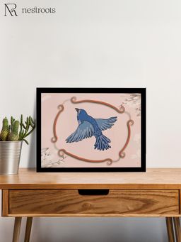 Nestroots - Wings Over Petals Wall Painting for Living Room