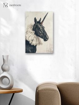 Nestroots - the Last Dark Unicorn Wall Painting for Living Room