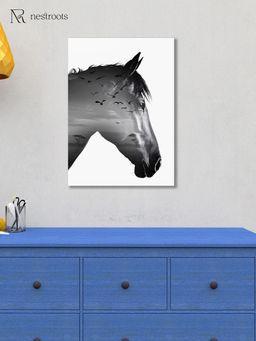 Nestroots - Between Shadow and Sky Wall Painting for Living Room