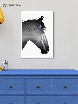 Nestroots - Between Shadow and Sky Wall Painting for Living Room