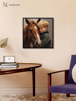 Nestroots - Unspoken Bond Wall Painting for Living Room