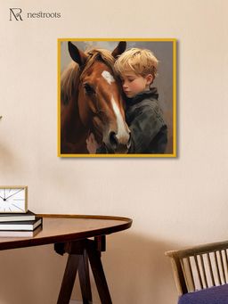 Nestroots - Unspoken Bond Wall Painting for Living Room