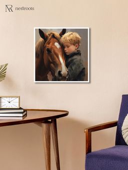 Nestroots - Unspoken Bond Wall Painting for Living Room