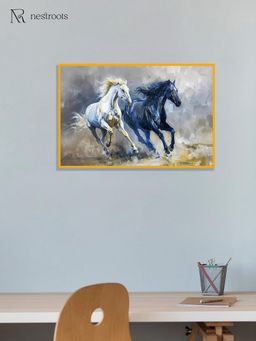 Nestroots - Run Free Together Wall Painting for Living Room