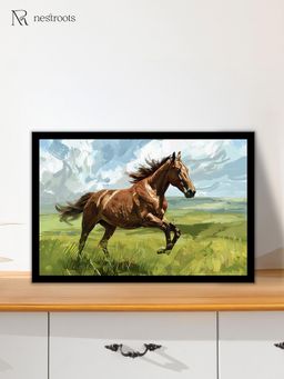 Nestroots - Run with the Wind Wall Painting for Living Room