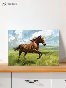 Nestroots - Run with the Wind Wall Painting for Living Room