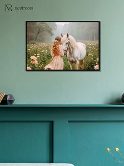 Nestroots - Soft Steps, Wild Heart Wall Painting for Living Room