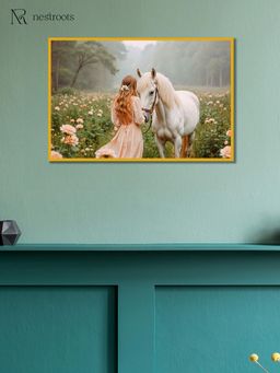 Nestroots - Soft Steps, Wild Heart Wall Painting for Living Room