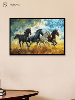 Nestroots - Legends in Motion Wall Painting for Living Room