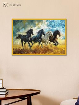 Nestroots - Legends in Motion Wall Painting for Living Room